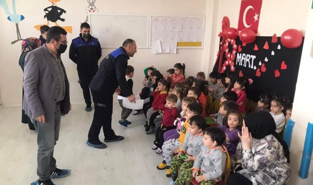 Sincan zabıtasından miniklere mesleki eğitim