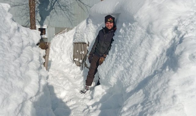 Sinekli Yaylası kara gömüldü