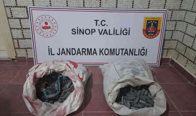 Sinop'ta 100 bin lira değerinde ağ kurşunları çalındı