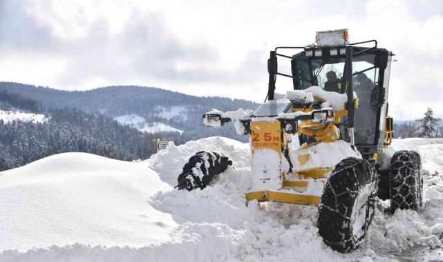 Sinop'ta kapalı köy yolu sayısı 39'a düştü
