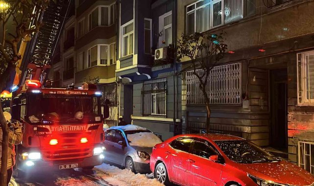 Şişli'de korkutan yangın