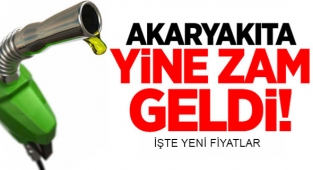 SON DAKİKA! Zamlar Durmuyor... Akaryakıta bir zam daha