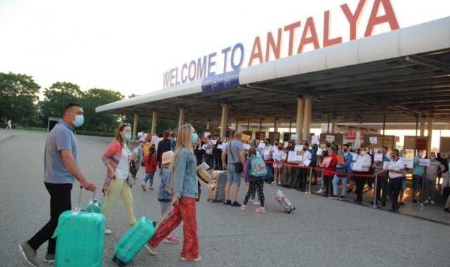 Şubat ayında Antalya'ya hava yolu ile gelen turist sayısında yüzde 211'lik artış