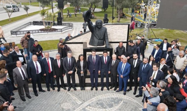 Süleyman Demirel'in adının verildiği park Nazilli'de açıldı