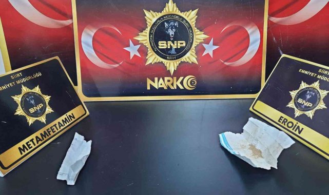 Şüphe üzerine durdurulan şahsın üzerinden uyuşturucu çıktı