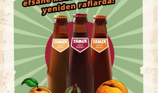 Tamek'in nostaljik kahverengi şişesi yeniden raflarda