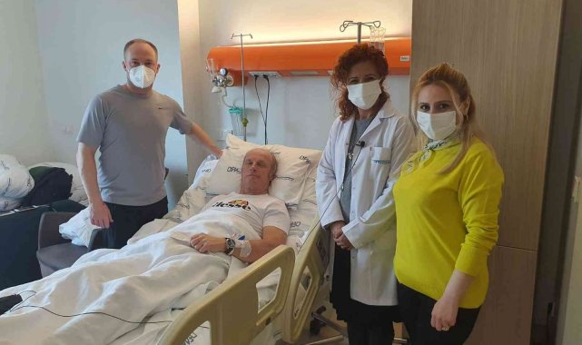 Tatile geldiği Antalya'da beyin felci geçiren Finlandiyalı turist sağlığına kavuştu