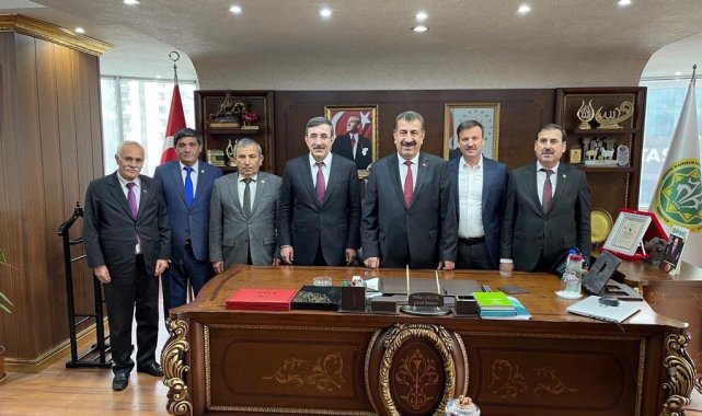 TBMM Plan ve Bütçe Komisyonu Başkanı Yılmaz&#039;dan TÜDKİYEB&#039;e Ziyaret