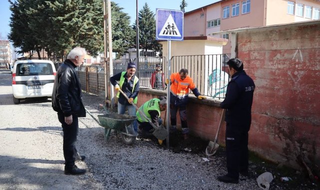 Terme'de okul önleri artık daha güvenli