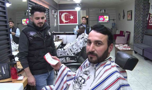 Tıraş olana maç bileti hediye