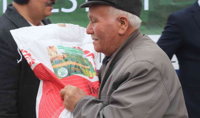 Tohumlar Kepsut Belediyesinden, hasat çiftçiden