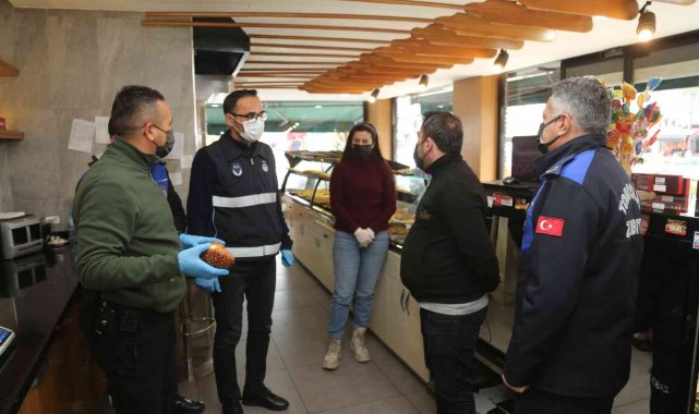 Toroslar zabıtası fırınları denetledi