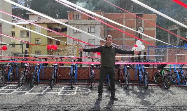 Trabzon&#039;da &quot;Bisiklet sürmeyi bilmeyen kalmasın&#039; projesi