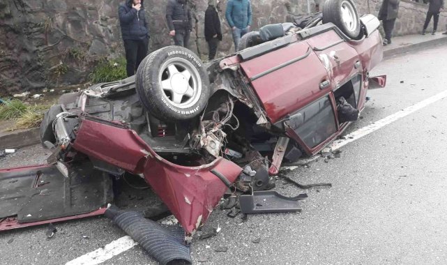 Trabzon&#039;da trafik kazası: 1 ölü