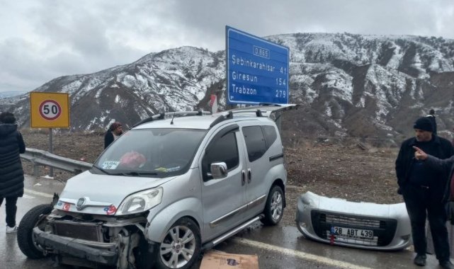 Trafik kazası 10 yaralı