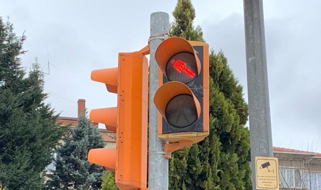 Trafik lambalarında gülümseten hata