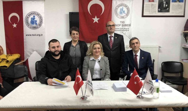 Türkiye Sakatlar Derneği Sinop Şubesi başkanını seçti