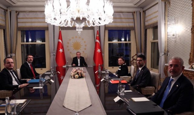 Türkiye Varlık Fonu A.Ş. Yönetim Kurulu, Cumhurbaşkanı Erdoğan'ın başkanlığında Vahdettin Köşkü'nde toplandı
