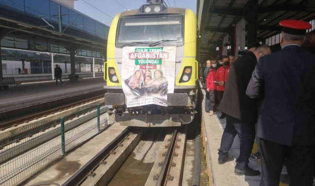 Türkiye'den Afganistan'a yardım götüren İyilik Treni'nin dördüncüsü yola çıktı