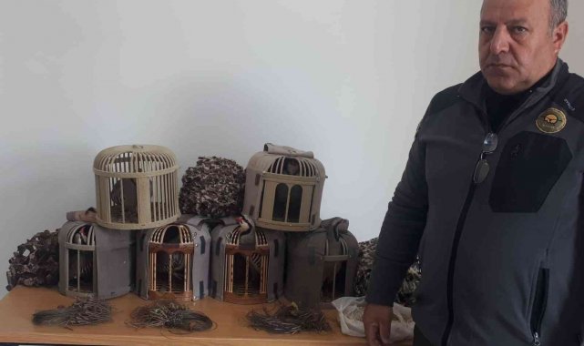 Tuzaklama ile kaçak avcılık yapan 4 kişiye 18 bin TL para cezası