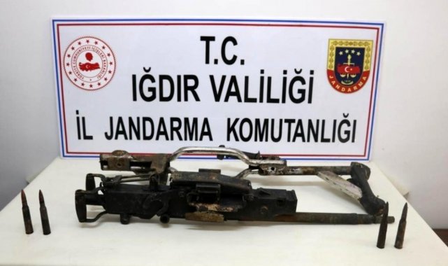 Uçaksavar gövdesi ve mühimmatı ele geçirildi