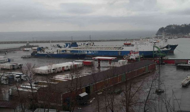 Ukrayna limanlarına giremeyen Ro-Ro gemileri Zonguldak limanına geri döndü