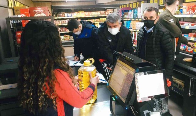 Ula&#039;da marketlerde etiket denetimi