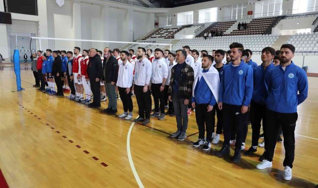 Üniversiteler Voleybol 1. Lig Grup Birinciliği müsabakaları Elazığ&#039;da başladı