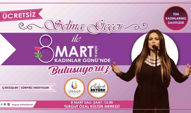 Ürgüp Belediyesi'nden 8 Mart Kadınlar Gününe özel etkinlik