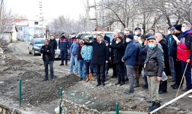 Vali Çiftçi Eşme köyünü ziyaret etti