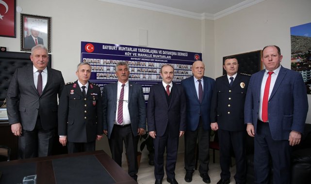 Vali Epcim, Muhtarlar Derneğini ziyaret etti