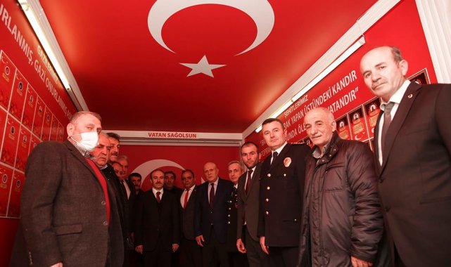 Vali Epcim Şehit Aileleri ve Gaziler Dayanışma Derneği'ni ziyaret etti