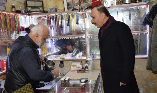 Vali Erin haftaya esnaf ziyaretiyle başladı