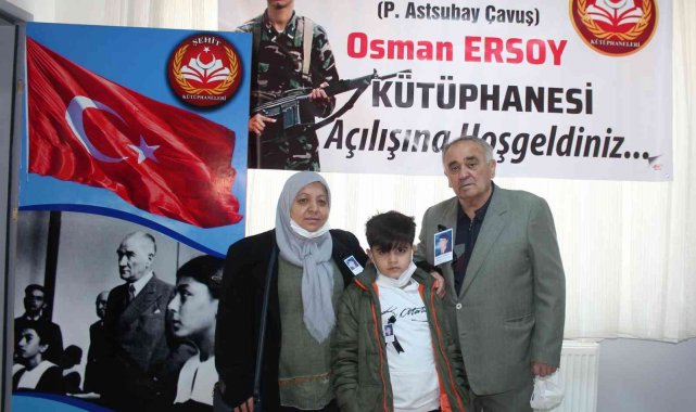 Vali Karadeniz Alaşehir'de Şehit Osman Ersoy Kütüphanesini açtı