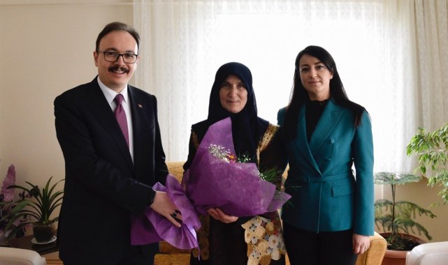 Vali Kızılkaya'dan Kadınlar Günü dolayısıyla anlamlı ziyaret
