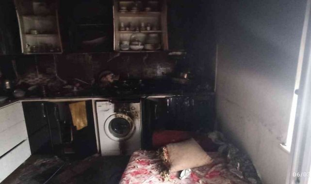 Van'da korkutan yangın