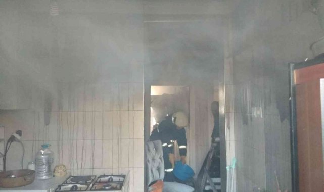 Yangın mahalleliyi korkuttu