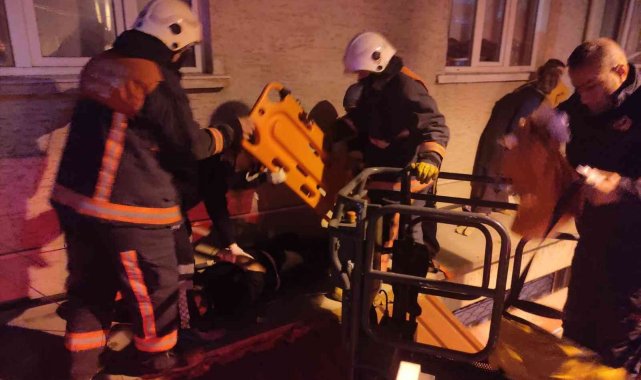 Yangın paniği az daha canından ediyordu