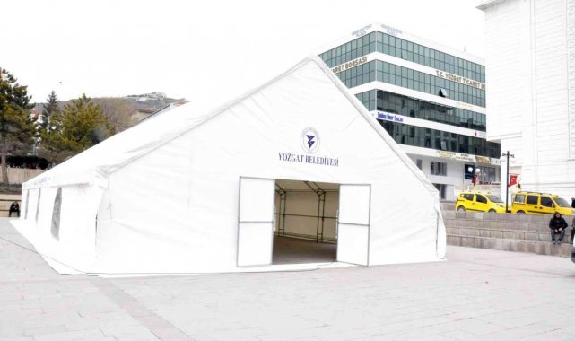 Yozgat'ta 500 kişilik iftar çadırı kuruldu