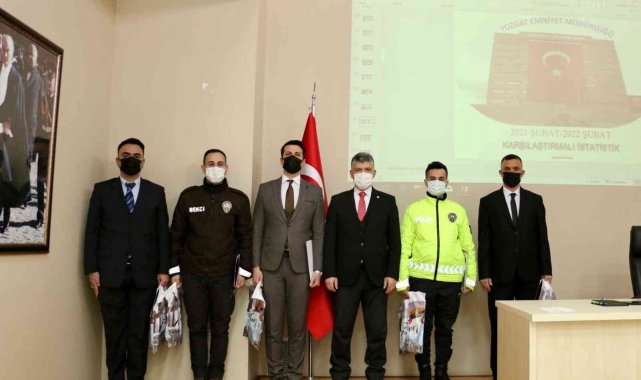 Yozgat'ta başarılı bekçi ve polisler ödüllendirildi