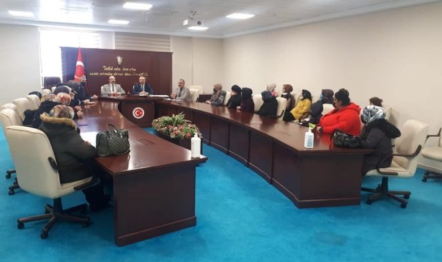 Yozgat'ta kadın kooperatifleri bilgilendirildi