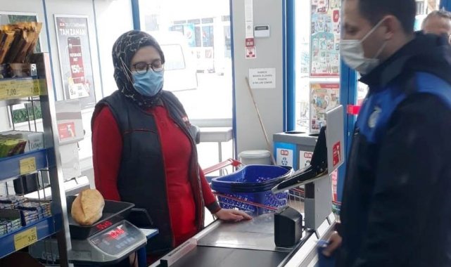 Zabıta ekiplerinden stok ve etiket denetimi