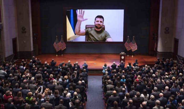 Zelenskiy'den ABD Kongresi'ne: "Hava sahasını kapatamıyorsanız bize uçak verin"