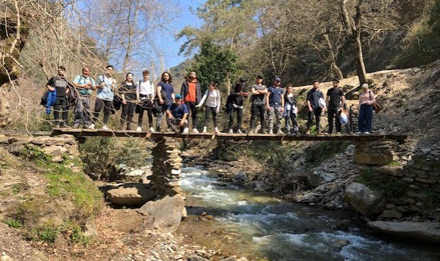 Ziraat Fakültesi öğrencileri doğa yürüyüşü gerçekleştirdi