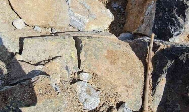 1. derece sit alanında kaçak kazı yapan 3 kişi suçüstü yakalandı