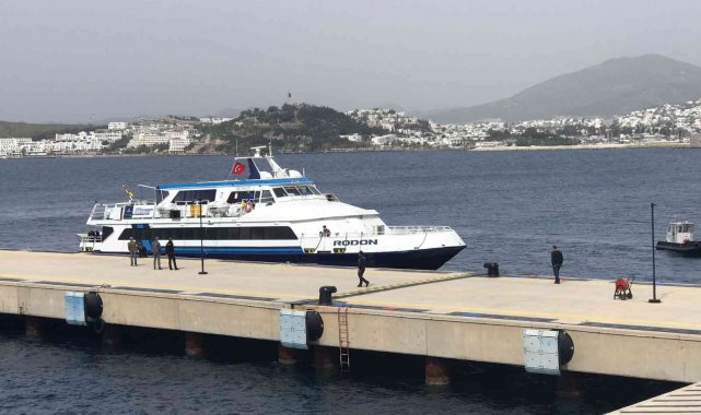 2 yılın ardında Kos-Bodrum feribot seferleri yeniden başladı