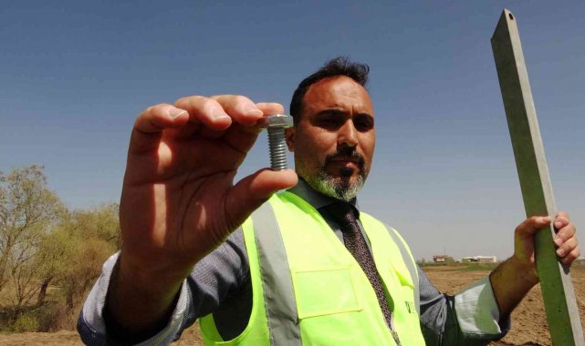 22 liralık cıvatayı çalan hırsızlardan 500 bin liralık zarar