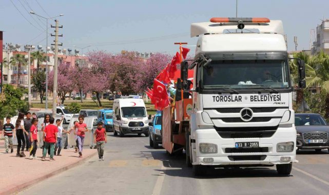 23 Nisan Tırı ile bayram coşkusu yaşandı