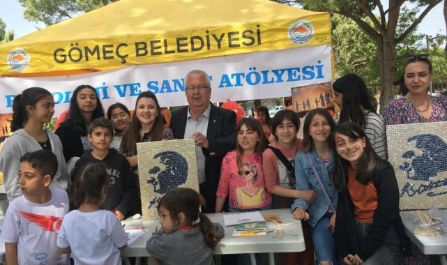 23 Nisan Ulusal Egemenlik Ve Çocuk Bayramı Gömeç'te coşkuyla kutlandı