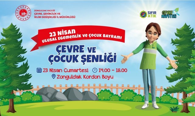 23 Nisan'da çocuklara özel çevre şenliği